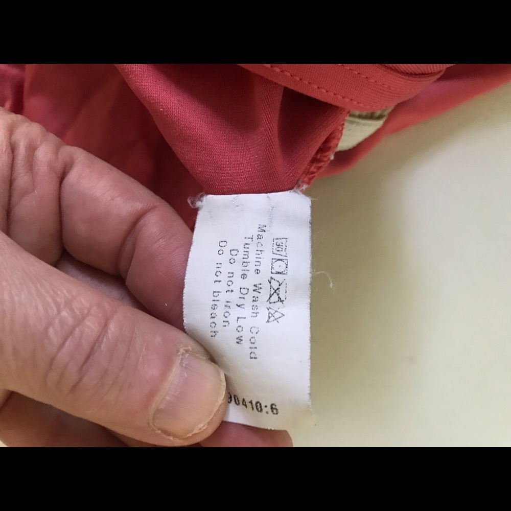 Salmon pink sleeveless leotard adult medium. - Picture 3 of 6